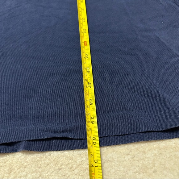 Polo Ralph Lauren Big Pony Crest Crest Emblem Navy Blue Custom Slim Fit XL - Picture 8 of 8